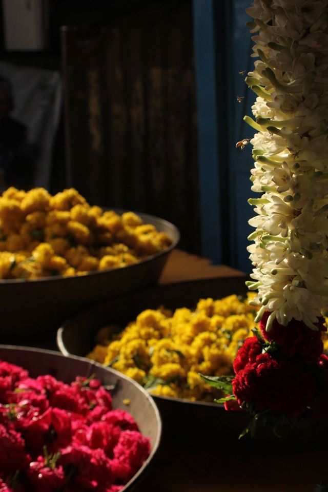 poo market, flower market, pollachi, pollachi papyrus, places to visit, places of attraction,