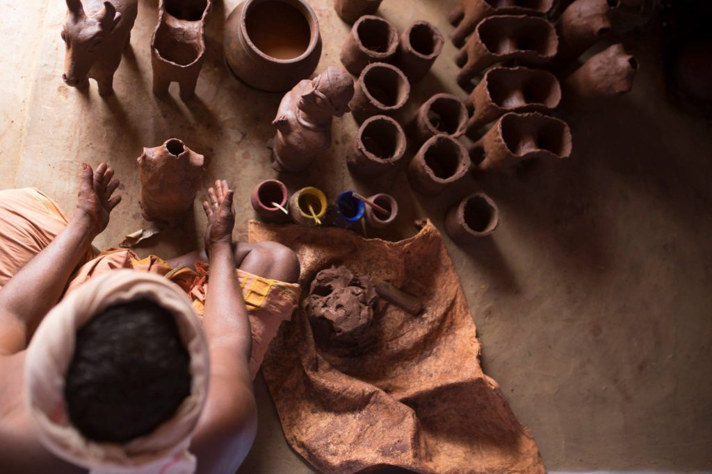 pottery, village tour, pottery making, pollachi papyrus, thadam experiences, clay, puravipalayam